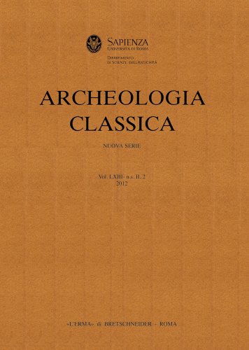 Beispielbild fr Archeologia Classica, 2013: N.s. 3 zum Verkauf von Anybook.com