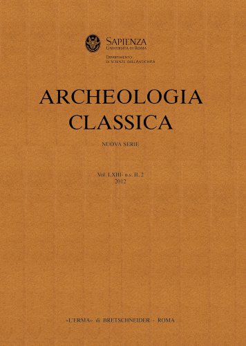 Imagen de archivo de Archeologia Classica, 2013: N.s. 3 a la venta por Anybook.com