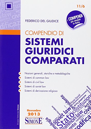 9788891400925: Compendio di sistemi giuridici comparati