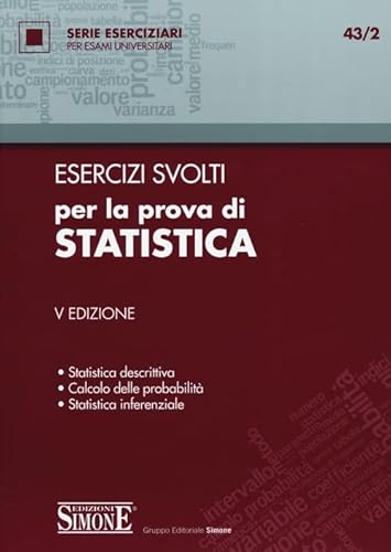 Stock image for Esercizi svolti per la prova di statistica for sale by medimops