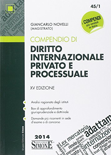 Stock image for Compendio di diritto internazionale privato e processuale for sale by medimops