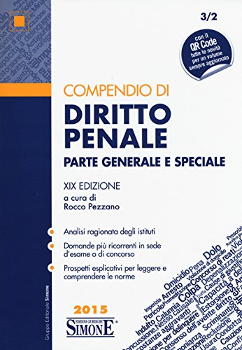 9788891406170: Compendio di diritto penale. Parte generale e speciale
