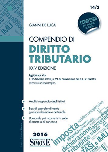 Beispielbild fr Compendio di diritto tributario De Luca, Gianni zum Verkauf von Copernicolibri