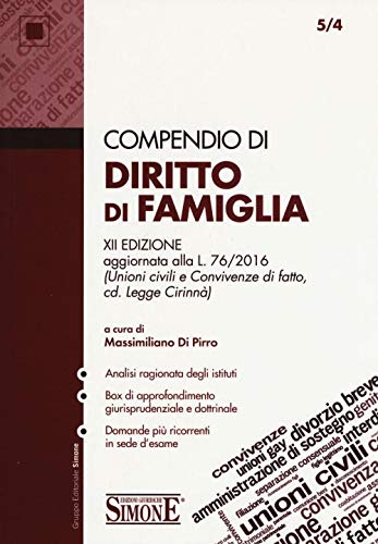 Beispielbild fr Compendio di diritto di famiglia zum Verkauf von Ammareal