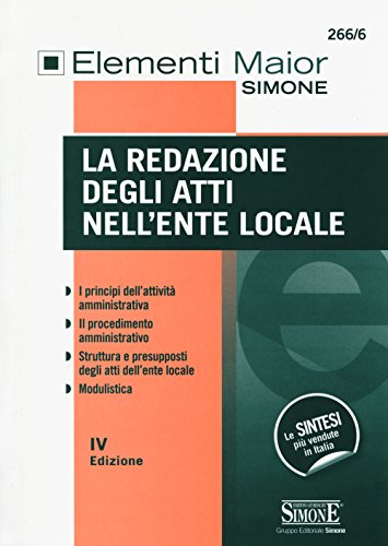 Beispielbild fr La redazione degli atti nell'ente locale zum Verkauf von medimops