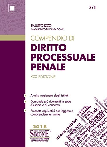 9788891417985: Compendio di diritto processuale penale