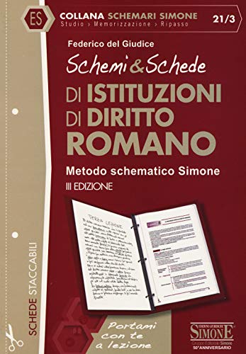 Beispielbild fr Schemi & Schede Di Istituzioni Di Diritto Romano zum Verkauf von medimops