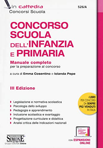 9788891421265: Concorso Scuola dell'Infanzia e Primaria