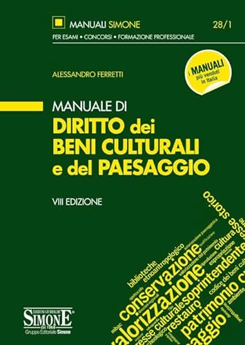 Imagen de archivo de Alessandro Ferretti - Manuale Di Diritto Dei Beni Culturali Del Paesaggio (1 BOOKS) a la venta por medimops