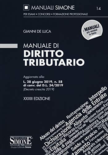 Stock image for Manuale di diritto tributario De Luca, Gianni for sale by Copernicolibri