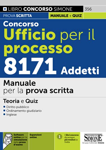 Imagen de archivo de Concorso Ufficio per il Processo 8171 Addetti  " Manuale per la prova scritta a la venta por WorldofBooks