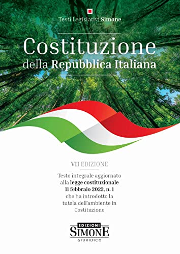 9788891431790: Costituzione della Repubblica Italiana. Testo integrale aggiornato alla legge costituzionale 11 febbraio 2022, n. 1 che ha introdotto la tutela dell'ambiente in Costituzione. Ediz. minor