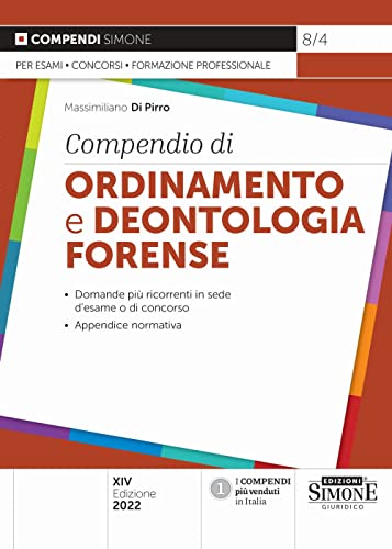 Beispielbild fr Compendio di Ordinamento e Deontologia Forense zum Verkauf von medimops