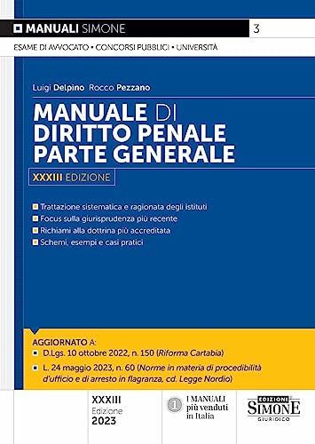 9788891436566: Manuale di Diritto Penale - Parte Generale (Manuali)