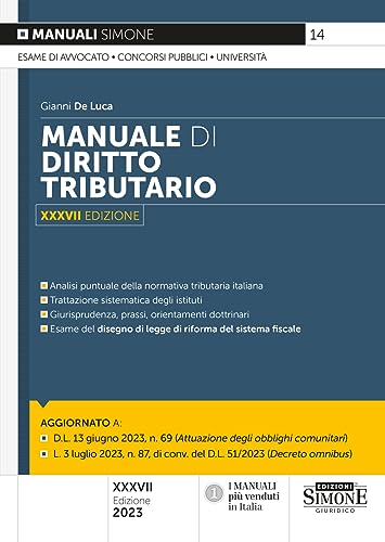 Stock image for Manuale di diritto tributario (Manuali) for sale by libreriauniversitaria.it