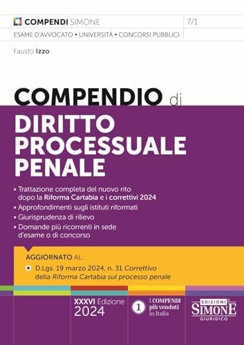 Beispielbild fr Compendio di Diritto Processuale Penale zum Verkauf von libreriauniversitaria.it