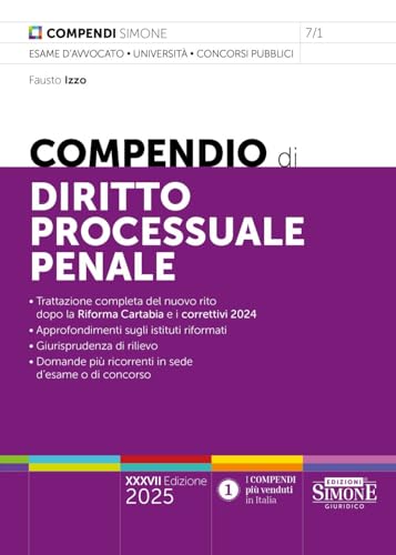 9788891441928: Compendio di Diritto Processuale Penale