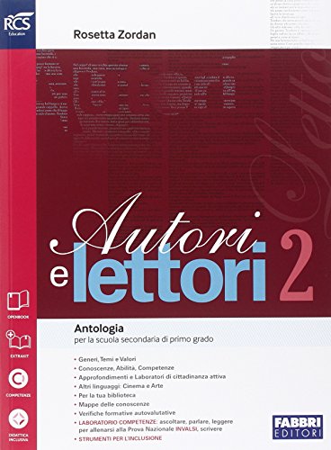 9788891506504: Autori e lettori-Quaderno-Letteratura-Extrakit-Openbook (Adozione tipo B). Per la Scuola media. Con espansione online (Vol. 2)