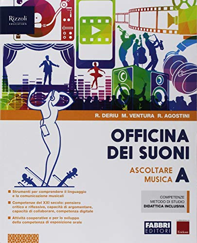 9788891531803: Officina dei suoni. Con #lamusicanonsiferma e Hub young. Per la Scuola media. Con ebook. Con espansione online. Con DVD Audio. Ascoltare la musica-Fare musica (Vol. A-B)