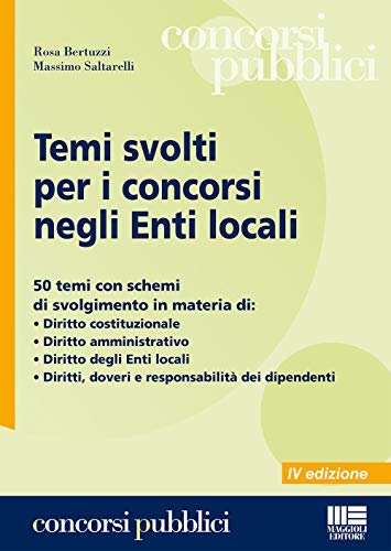 9788891614346: Temi Svolti Per I Concorsi Negli Enti Locali