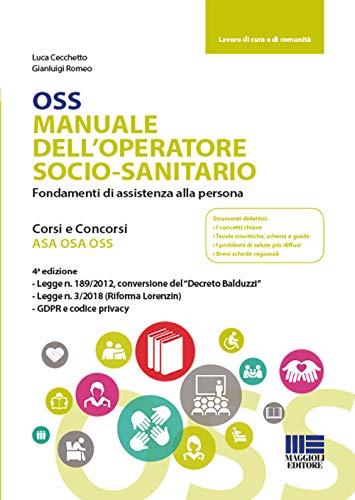 9788891637079: OSS Manuale dell'operatore socio-sanitario. Fondamenti di assistenza alla persona