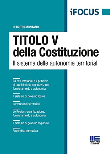 Stock image for Focus titolo V della costituzione for sale by libreriauniversitaria.it