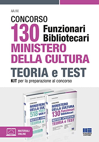 Imagen de archivo de Concorso 130 funzionari bibliotecari Ministero della Cultura. Kit per la preparazione al concorso a la venta por libreriauniversitaria.it