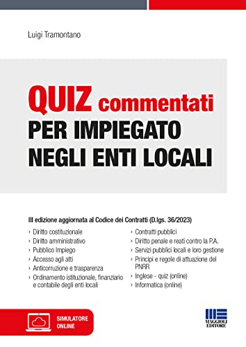 Stock image for Quiz commentati per impiegato negli enti locali. Con software di simulazione
