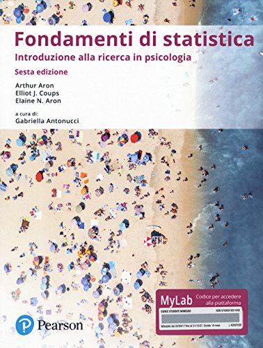 Stock image for Fondamenti di statistica. Introduzione alla ricerca psicologica. Ediz. Mylab for sale by Revaluation Books