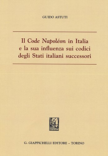 Stock image for Code napoleon in italia (ita) for sale by Brook Bookstore