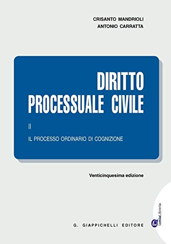 9788892103221: Diritto processuale civile. Il processo ordinario di cognizione (Vol. 2)