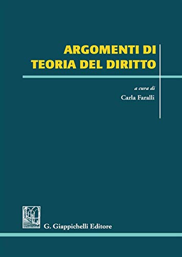 Stock image for Argomenti di teoria del diritto for sale by medimops