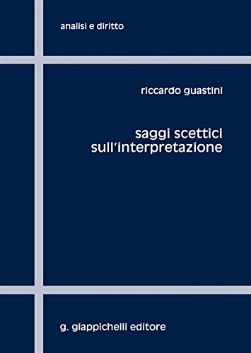 Imagen de archivo de Saggi scettici sull'interpretazione (ita) a la venta por Brook Bookstore