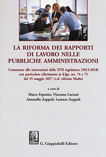 Imagen de archivo de Riforma rapporti lavoro pubbl.amm.ni a la venta por Brook Bookstore