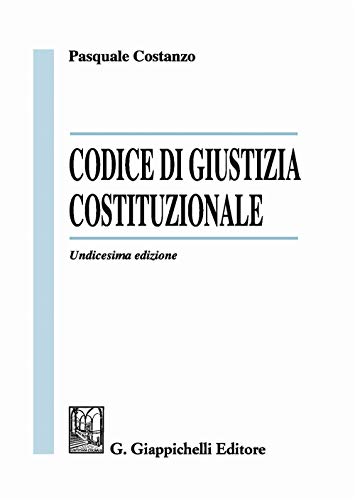 Beispielbild fr Codice di giustizia costituzionale zum Verkauf von Buchpark