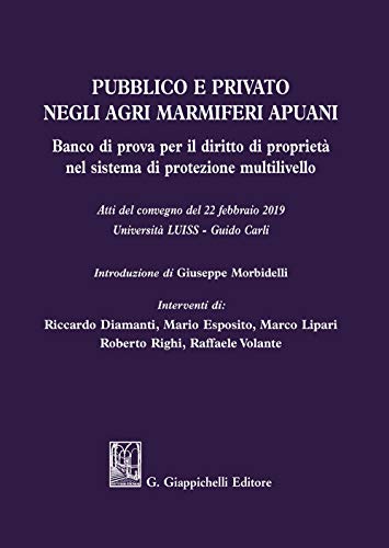 Stock image for Pubblico e privato negli agri marmiferi apuani. Banco di prova per il diritto di propriet nel sistema di protezione multilivello. Atti del Convegno (22 febbraio 2019) for sale by libreriauniversitaria.it