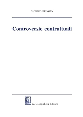 9788892144088: Controversie contrattuali