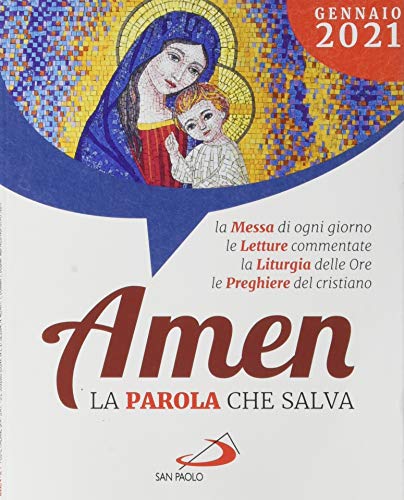 9788892224278: Amen. La parola che salva. Gennaio (2021) (Vol. 1)