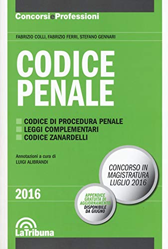 Beispielbild fr Codice penale. Concorso in magistratura 2016 zum Verkauf von Buchpark