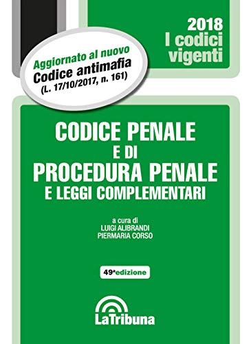 Beispielbild fr Codice penale e di procedura penale e leggi complementari zum Verkauf von medimops