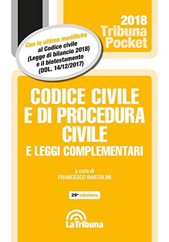 Beispielbild fr Codice civile e di procedura civile e leggi complementari zum Verkauf von medimops