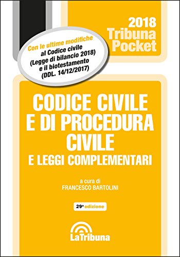 9788893175807: Codice civile e di procedura civile e leggi complementari - POCKET