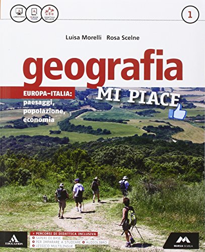 9788893240109: Geografia mi piace. Con Atlante-Regioni. Per la Scuola media. Con e-book. Con espansione online (Vol. 1)