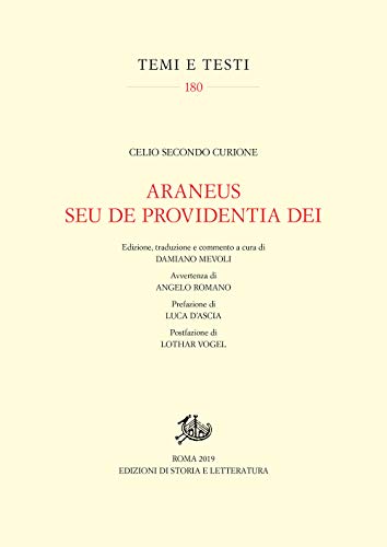 Beispielbild fr Araneus seu de Providentia Dei : zum Verkauf von Reuseabook