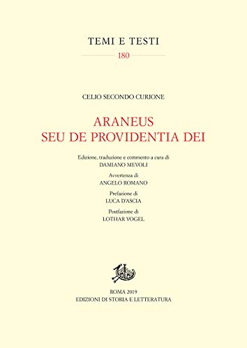 Stock image for Araneus seu de Providentia Dei : for sale by Reuseabook