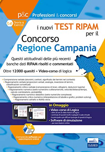 Beispielbild fr i nuovi Test Ripam Concorso Regione Campania: Quesiti attitudinali banche dati RIPAM risolti e commentati. Teoria e esercizi per la preselezione. Con video corso di logica e pi di 12000 test zum Verkauf von medimops