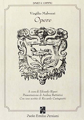 9788896013687: Opere (Vol. 1) (Smalti e cammei)