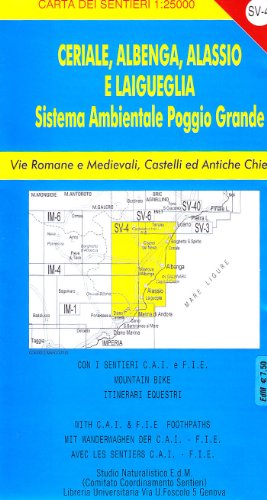 Stock image for SV 4 Savona, Ceriale, Albenga, Alassio, Laigueglia 1:25.000 for sale by libreriauniversitaria.it