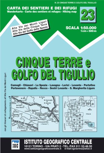 Stock image for IGC Italien 1 : 50 000 Wanderkarte 23 Golf del Tigullio for sale by Blackwell's