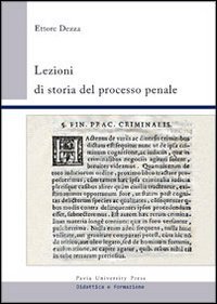 Stock image for Lezioni di storia del processo penale for sale by Brook Bookstore